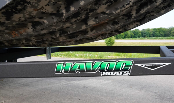 2023 HAVOC VJST 1653 Digital Camo High Deck and Trailer - Image 5